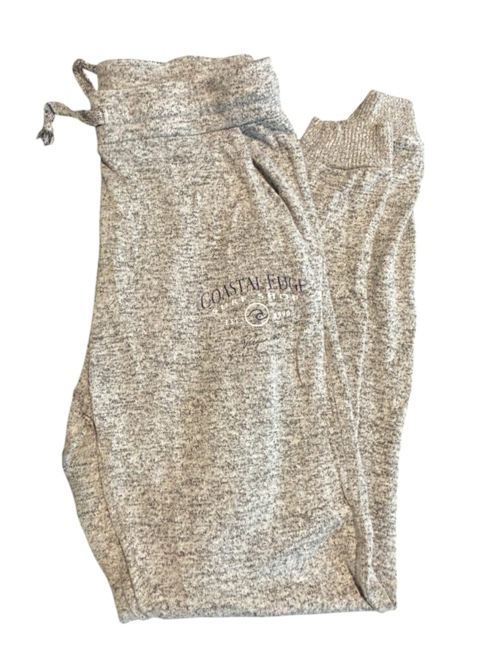 Coastal Edge Surf Shop Gray Marled Cozy Sweatpants